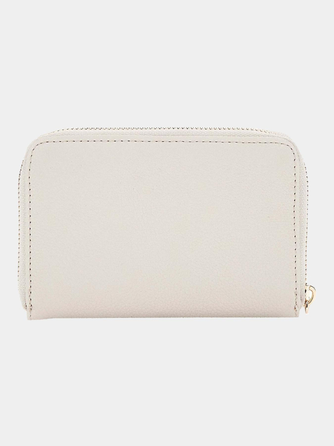 Portefeuille laurel medium beige femme - Guess