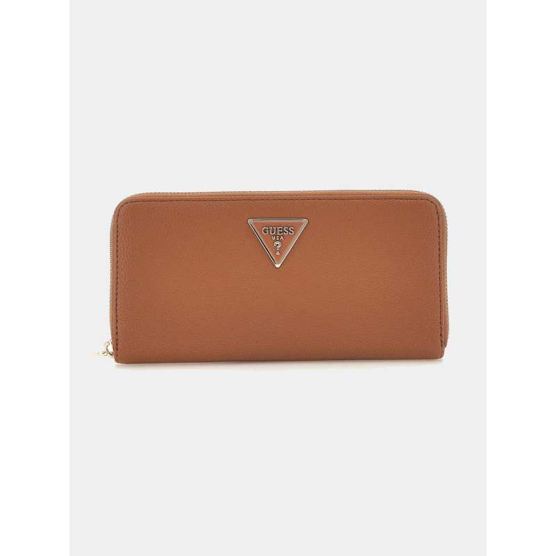 Portefeuille laurel compagnon marron femme - Guess