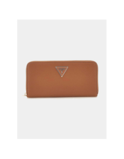 Portefeuille laurel compagnon marron femme - Guess