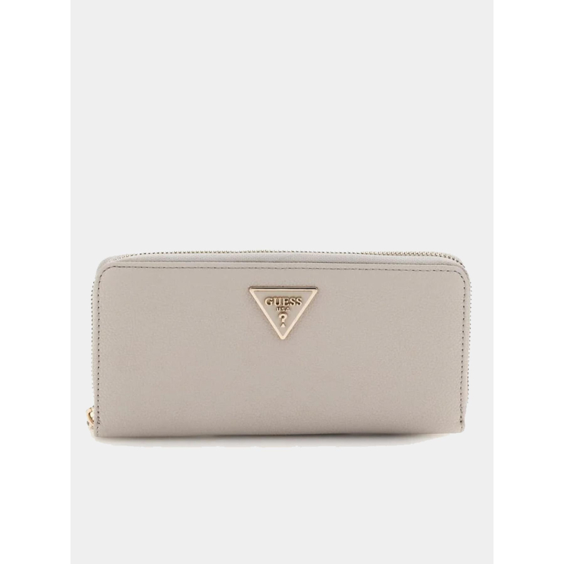 Maxi portefeuille laurel beige femme - Guess