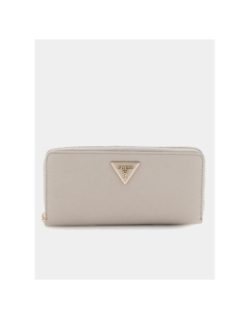 Maxi portefeuille laurel beige femme - Guess
