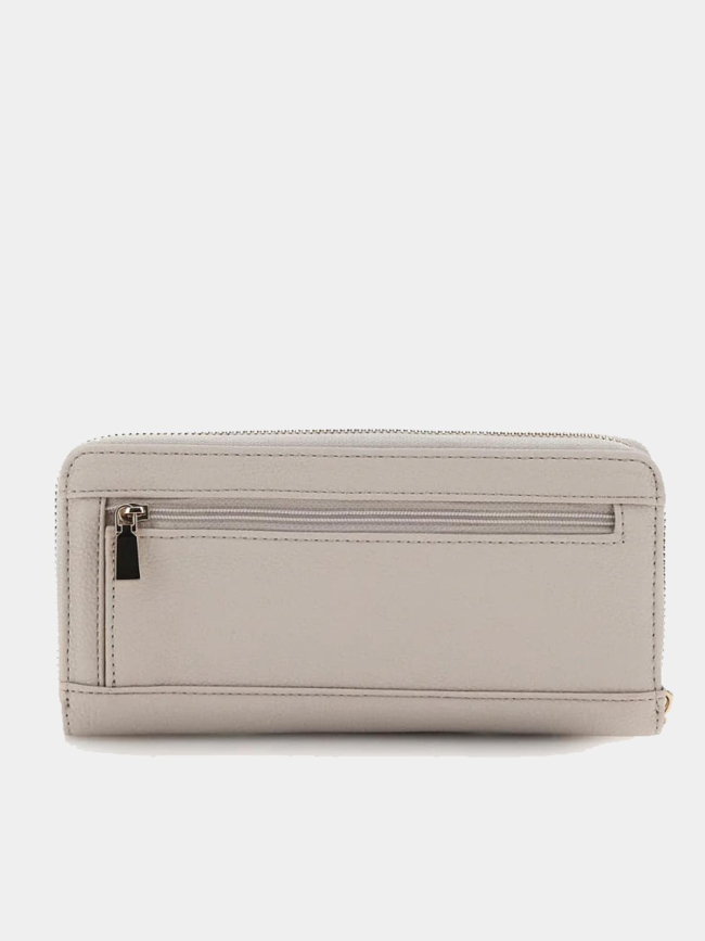 Maxi portefeuille laurel beige femme - Guess