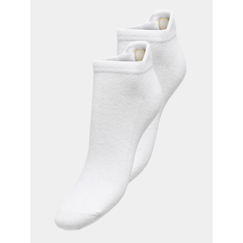 Pack de 2 paires de chaussettes onlea coeur blanc femme - Only