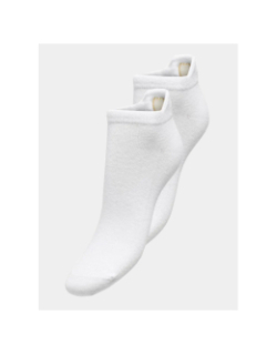 Pack de 2 paires de chaussettes onlea coeur blanc femme - Only