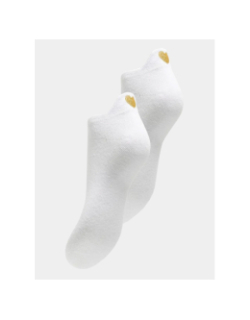 Pack de 2 paires de chaussettes onlea coeur blanc femme - Only