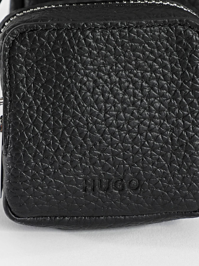 Sacoche reporter effet cuir ethon 2.0 noir homme - Hugo