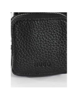 Sacoche reporter effet cuir ethon 2.0 noir homme - Hugo