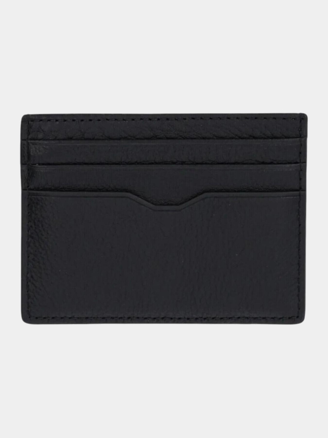 Porte-cartes cuir holder bleu marine unisexe - Tommy Hilfiger