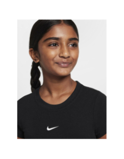 T-shirt nsw slim crop noir fille - Nike