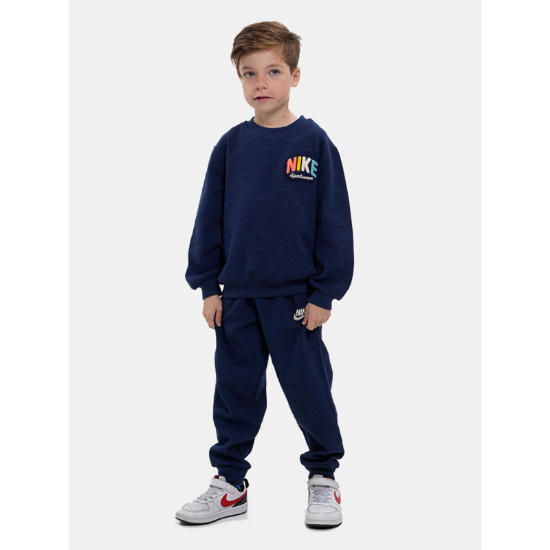 Ensemble sweat jogging powder jacquar bleu bébé - Nike