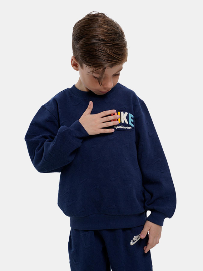 Ensemble sweat jogging powder jacquar bleu bébé - Nike