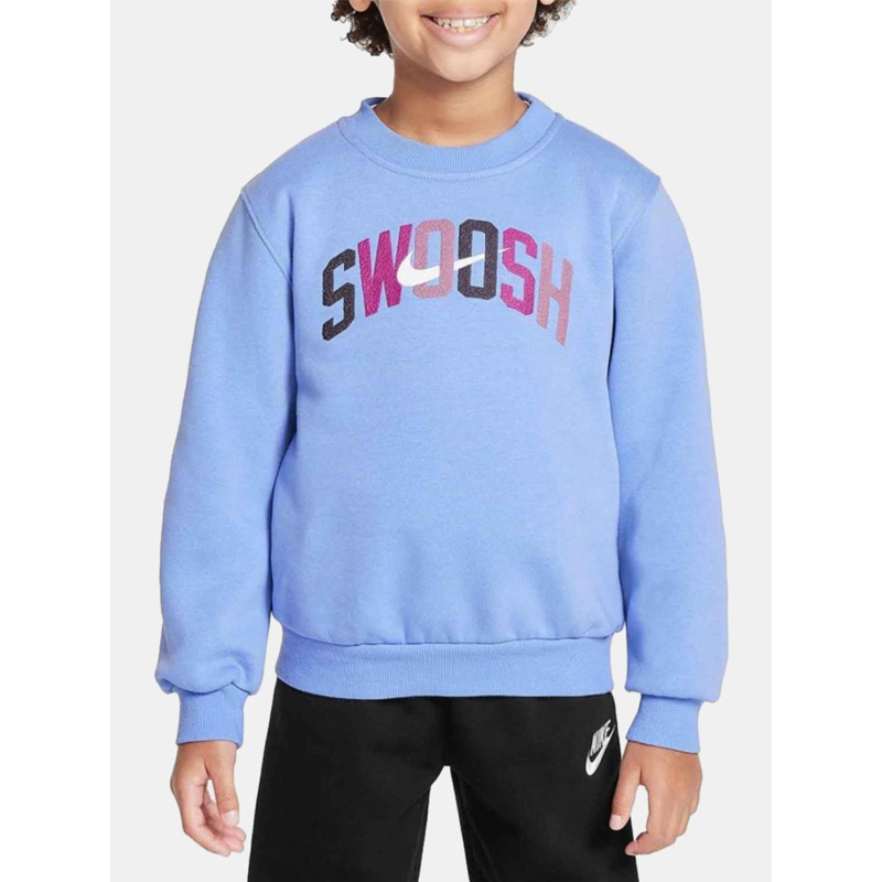 Ensemble sweat jogging nsw swoosh noir bleu enfant Nike wimod