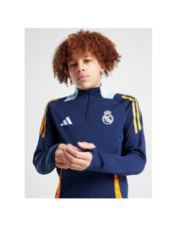 Sweat de football real madrid train bleu orange enfant - Adidas