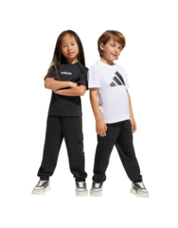 Pantalon jogging à poche latérale noir enfant - Adidas