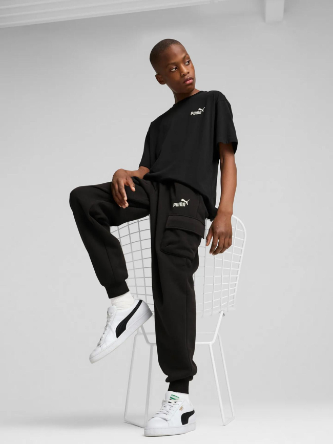 Jogging cargo essential no.1 noir enfant - Puma