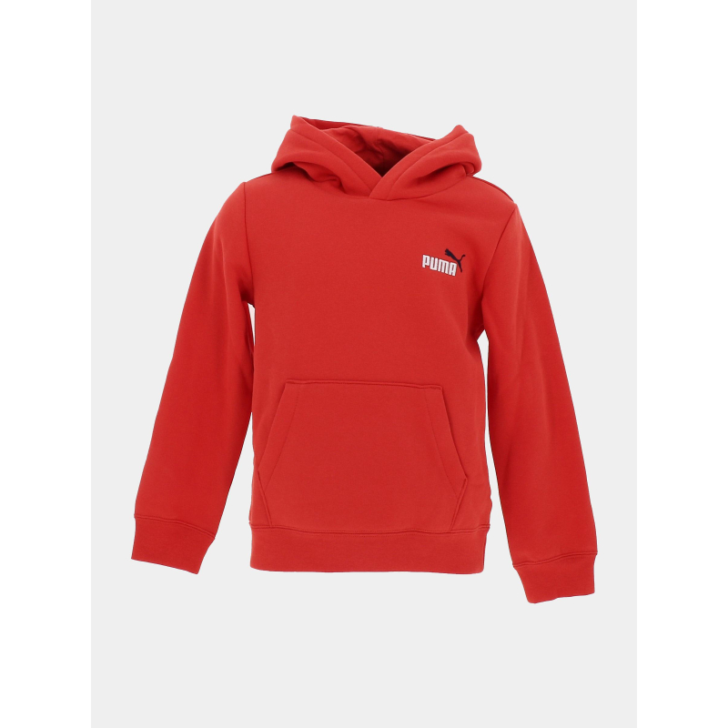 Sweat à capuche essential color no.1 rouge enfant - Puma