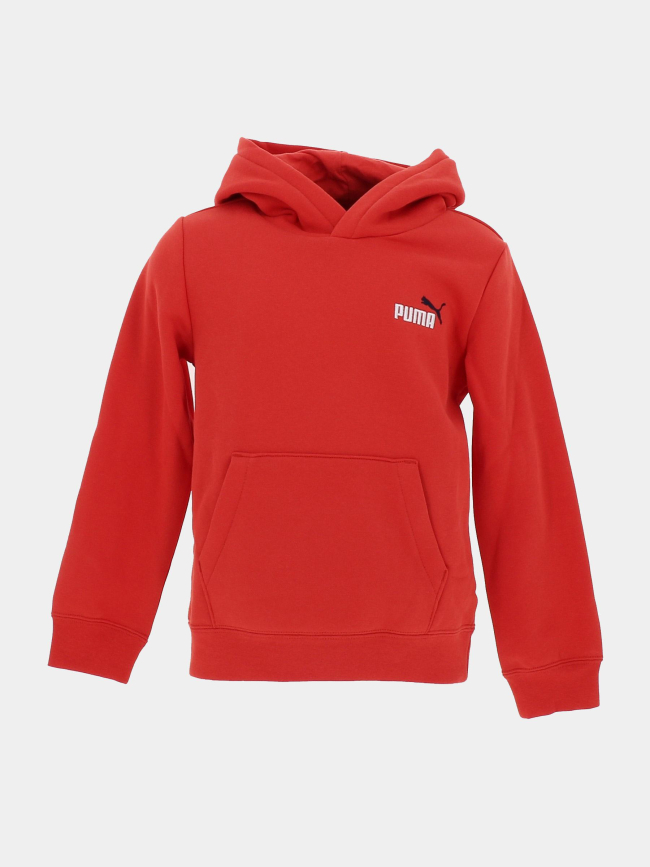 Sweat à capuche essential color no.1 rouge enfant - Puma