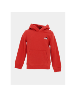 Sweat à capuche essential color no.1 rouge enfant - Puma