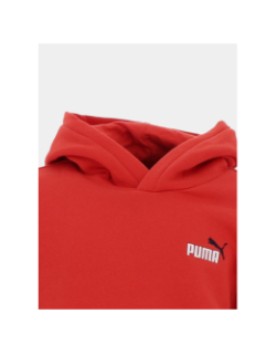 Sweat à capuche essential color no.1 rouge enfant - Puma
