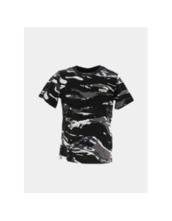 T-shirt à manches courtes essential camo noir garçon - Puma