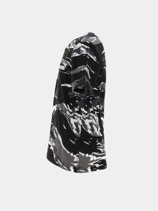 T-shirt à manches courtes essential camo noir garçon - Puma