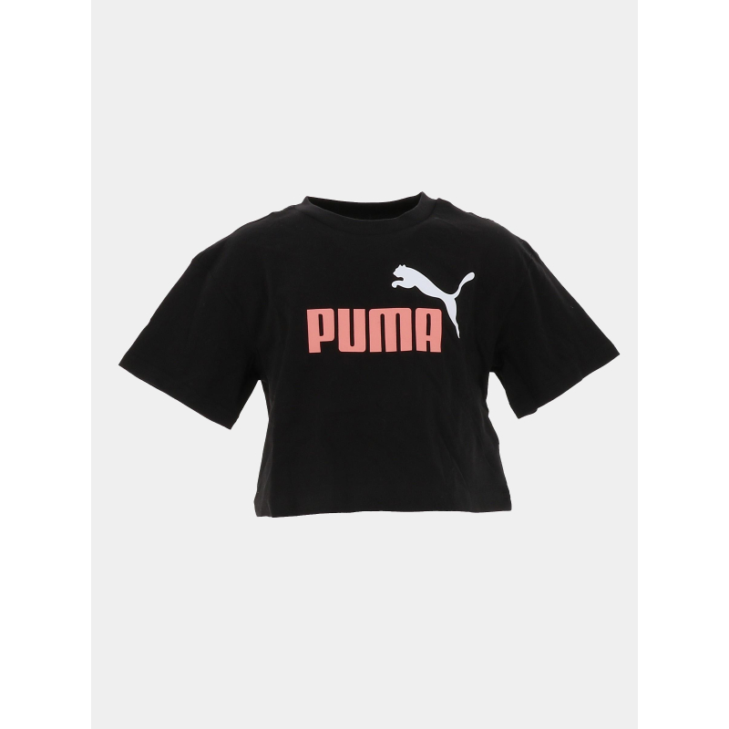 T-shirt essential color logo noir fille - Puma
