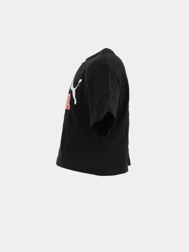 T-shirt essential color logo noir fille - Puma