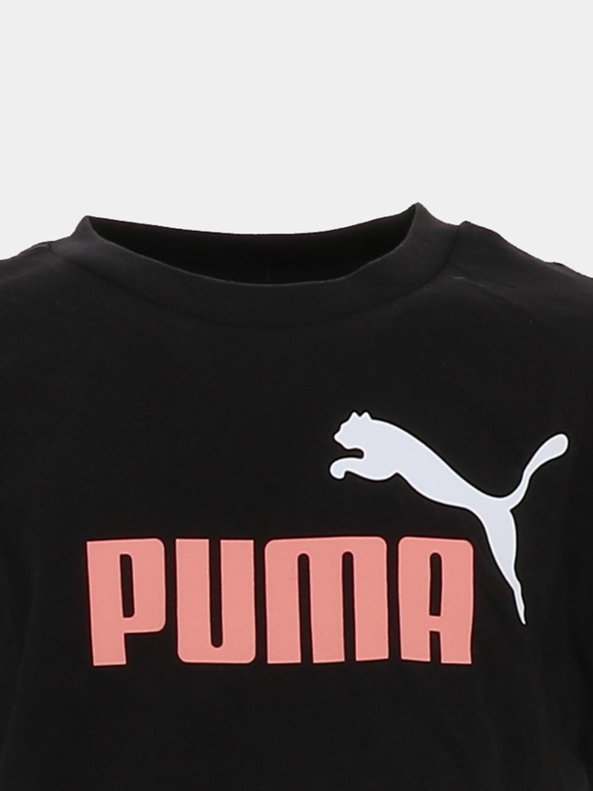 T-shirt essential color logo noir fille - Puma
