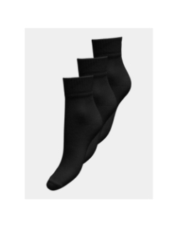 Pack de 3 paires de chaussettes onltine coeur noir femme - Only