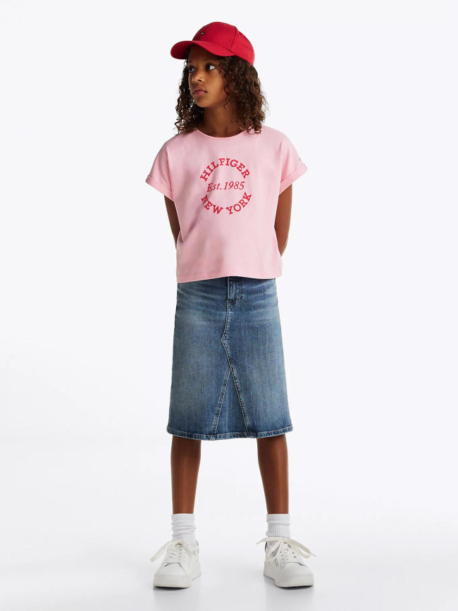 T-shirt regular ny rose fille - Tommy Hilfiger