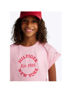 T-shirt regular ny rose fille - Tommy Hilfiger