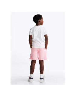 T-shirt corporate mini logo blanc garçon - Tommy Hilfiger