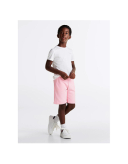 T-shirt corporate mini logo blanc garçon - Tommy Hilfiger