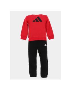 Ensemble de jogging big logo 240 noir rouge enfant - Adidas