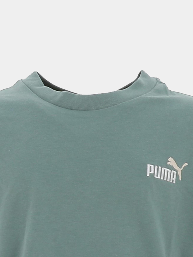 T-shirt à manches courtes essential 2 color vert enfant - Puma