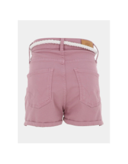 Short taille haute tiko rose fille - Le Temps des Cerises