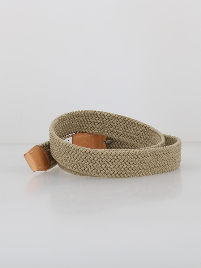 Ceinture tressés mambo dune beige homme - Oxbow