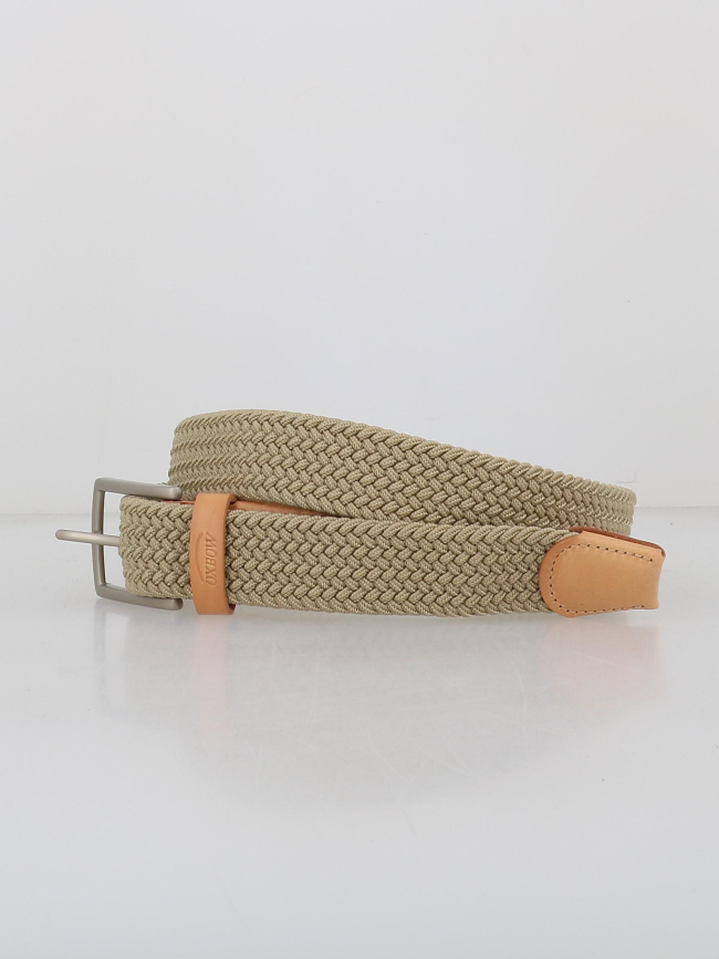 Ceinture tressés mambo dune beige homme - Oxbow