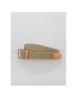 Ceinture tressés mambo dune beige homme - Oxbow