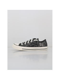 Converse basses chuck taylor all star glitter noir femme wimod - Main Image