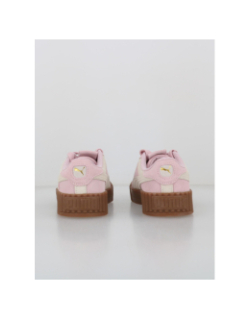 Baskets cuir suédé carina 3.0 luxe rose femme - Puma
