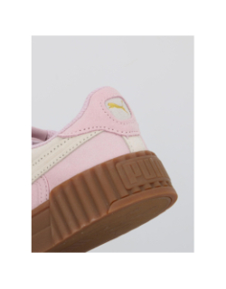 Baskets cuir suédé carina 3.0 luxe rose femme - Puma