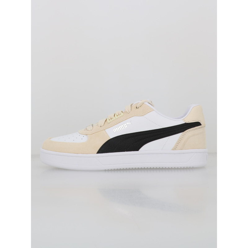 Baskets caven 2 lux blanc beige noir homme - Puma