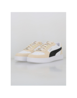 Baskets caven 2 lux blanc beige noir homme - Puma