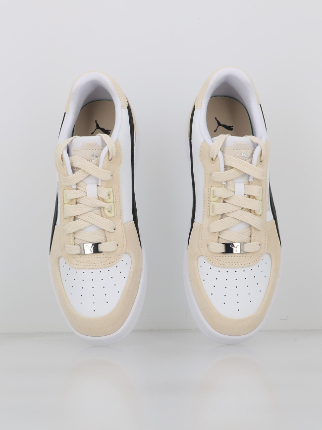 Baskets caven 2 lux blanc beige noir homme - Puma