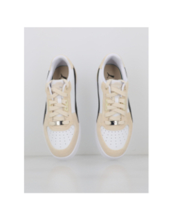 Baskets caven 2 lux blanc beige noir homme - Puma