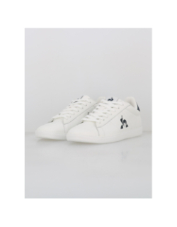 Baskets courtset 2 blanc bleu marine homme - Le Coq Sportif