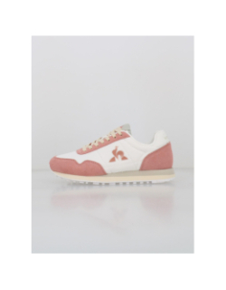 Baskets astra 2 rose blanc femme - Le Coq Sportif