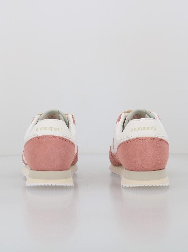 Baskets astra 2 rose blanc femme - Le Coq Sportif