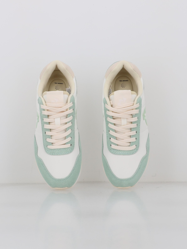 Baskets astra 2 vert blanc femme - Le Coq Sportif